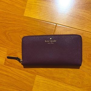Kate Spade lacey wallet purple